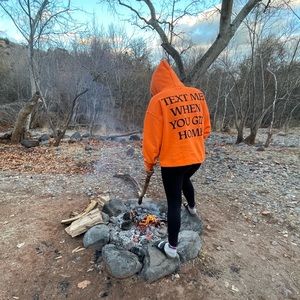 Lonely Ghost TMWYGH Orange Sweatshirt